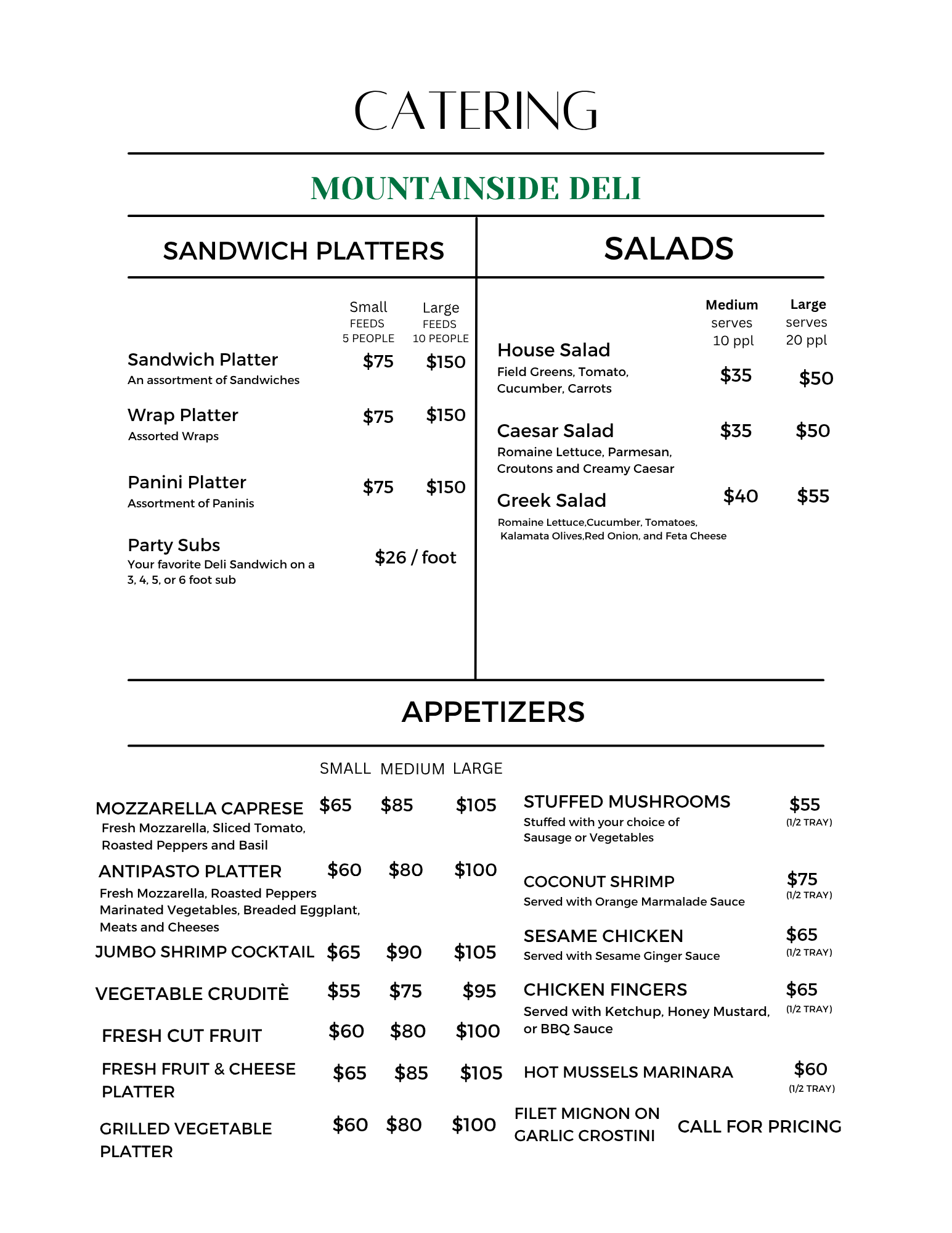 Our Foods