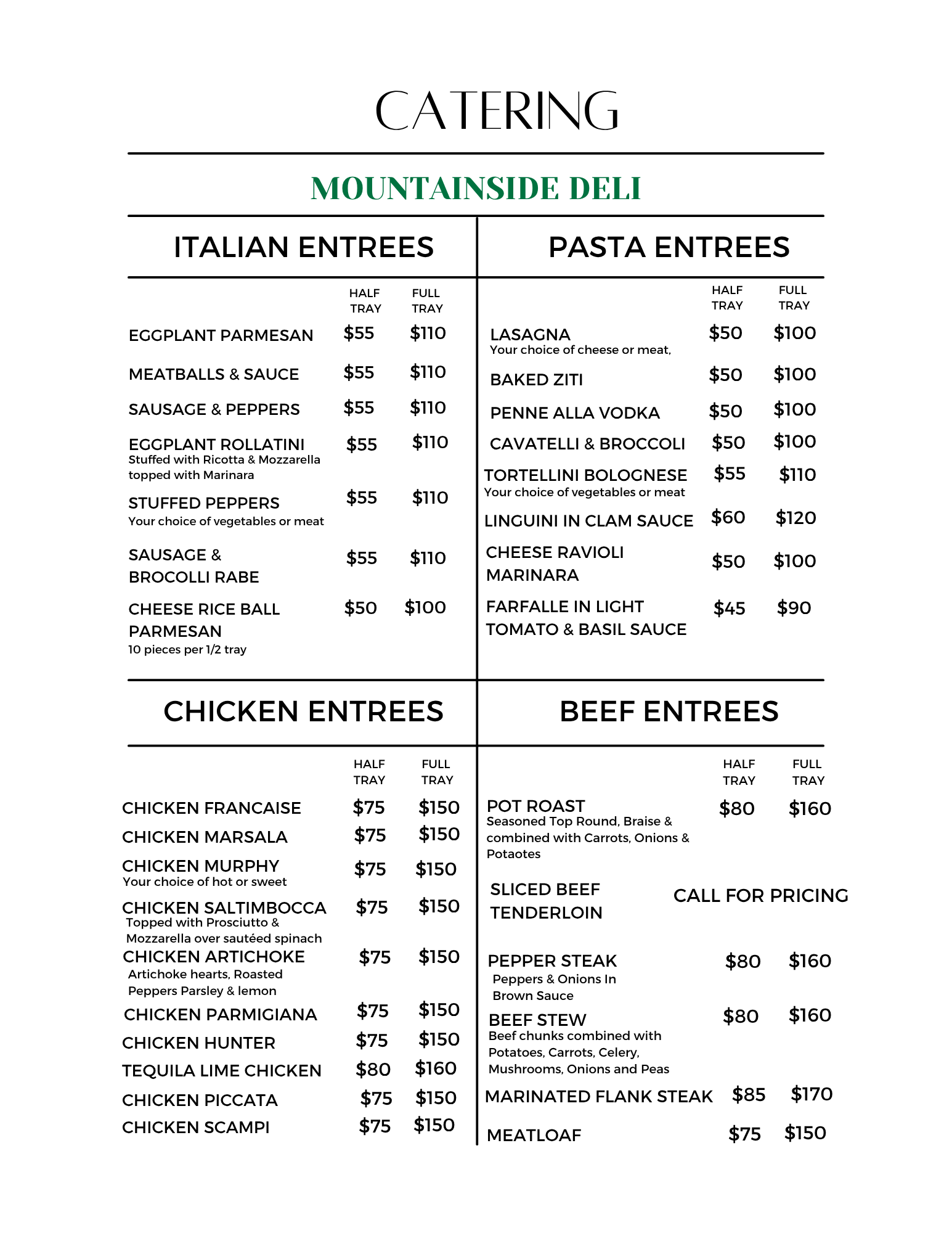 Our Foods